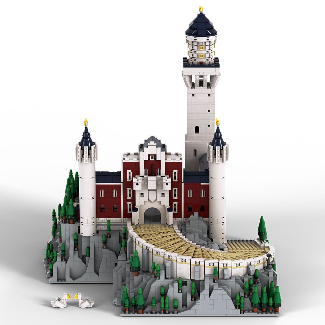 Mocsage 1/350 Scale German Neuschwanstein Castle - LesDiy