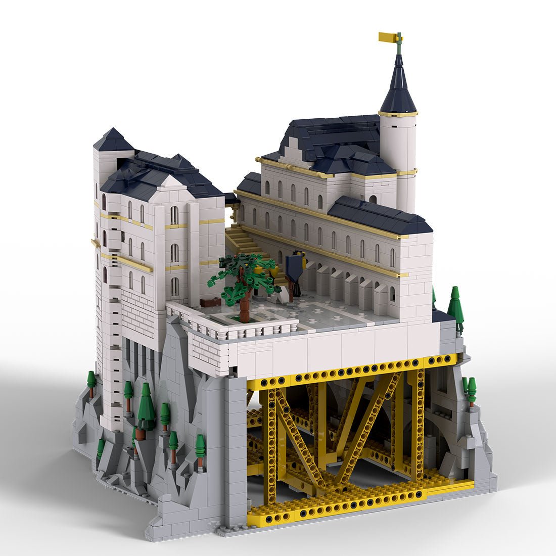 Mocsage 1/350 Scale German Neuschwanstein Castle - LesDiy