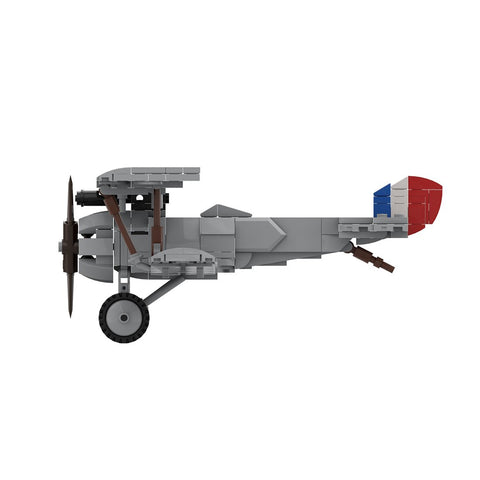 Nieuport 17 Biplane French Fighter Aircraft Building Blocks Set - LesDiy - Building Blocks