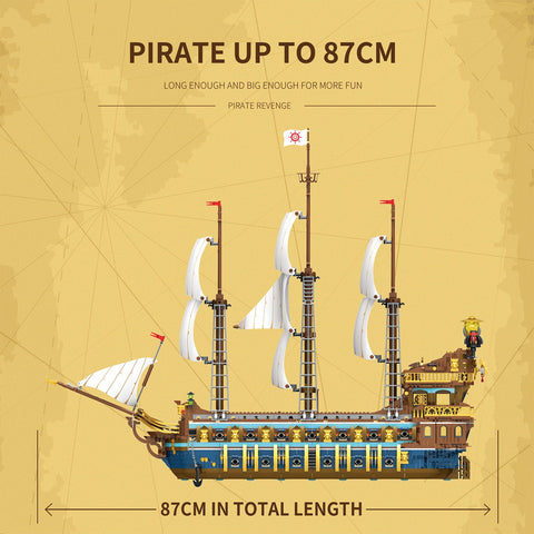 Royal Fleet Corsair Series Building Blocks Assembly MOC Toy STEM Set - LesDiy