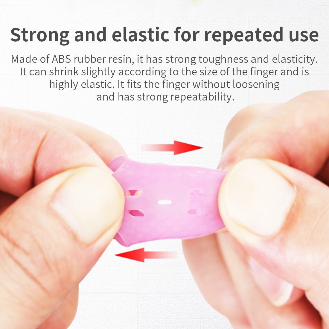 Rubber Finger Sleeves Pain - Free Finger Protection Gear Set of 5 - LesDiy