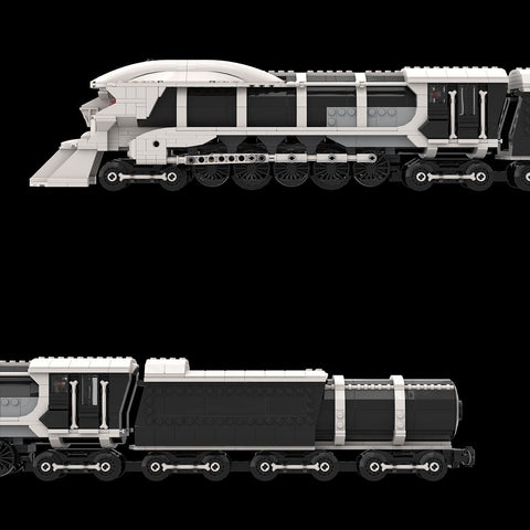 Skeletal Train Model Fantasy Style - LesDiy - Locomotive