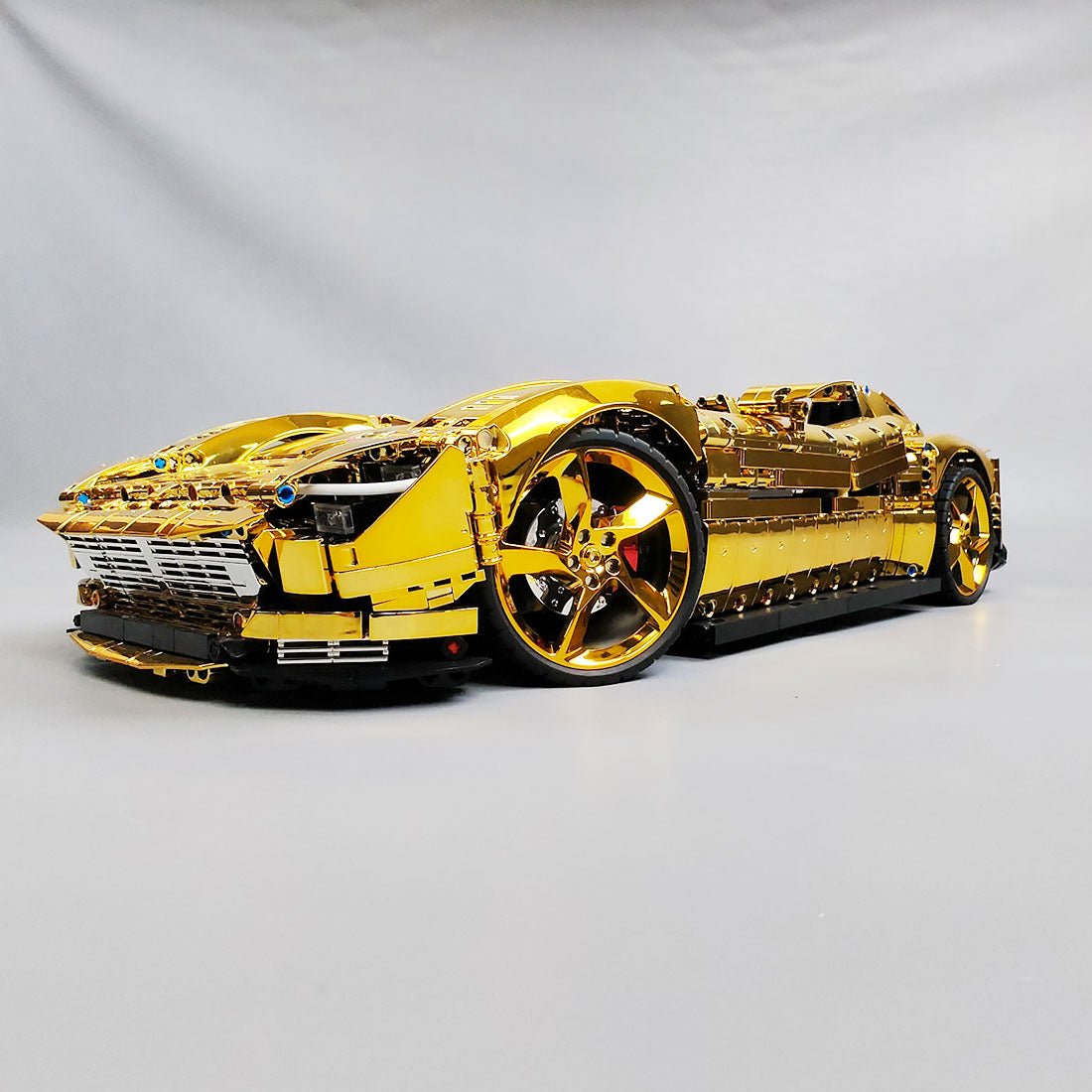 SP - 2 Racing car Tech theme Gold Electroplated Chrome  - LesDiy