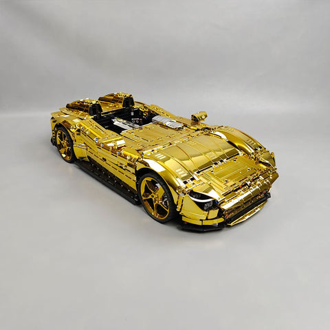 SP - 2 Racing car Tech theme Gold Electroplated Chrome  - LesDiy