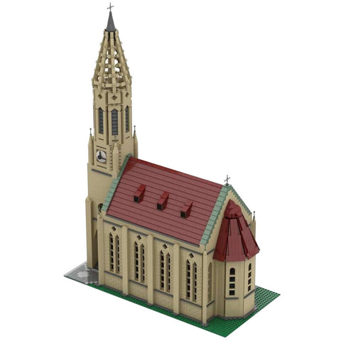 Technic House European Gothic Church Compatible with Lego - LesDiy