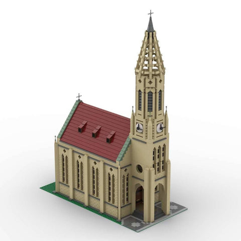 Technic House European Gothic Church Compatible with Lego - LesDiy