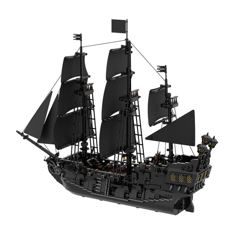 The Black Pearl Medieval Pirate Ship Model - LesDiy