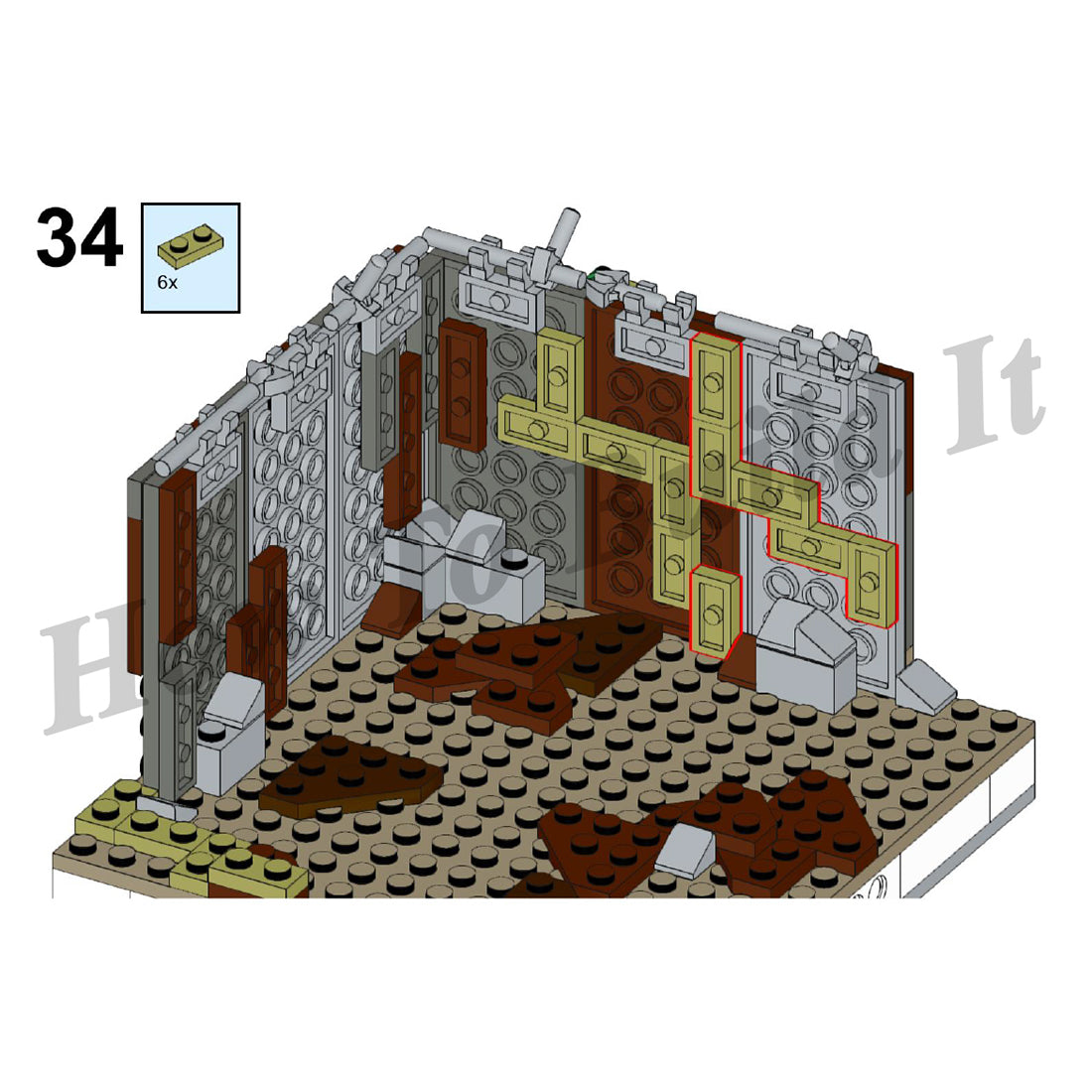 The Bricks Box - WIP of LEGO Minas Tirith very huge