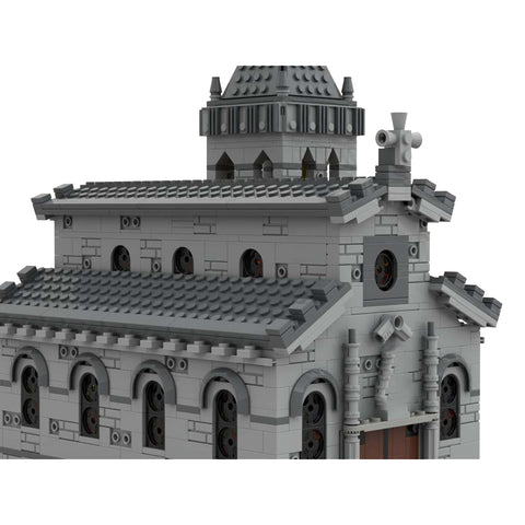 MOC-33985 Medieval Street Bell Tower Church fot Lego