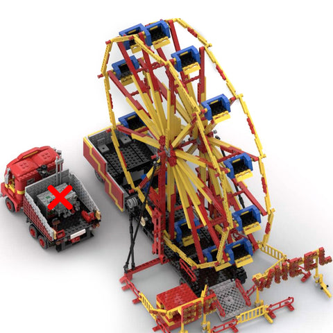 MOC-58005 Static Large Fairground Big Wheel for Lego