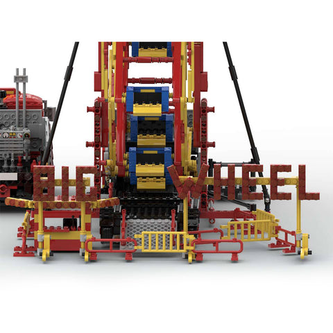 MOC-58005 Static Large Fairground Big Wheel for Lego