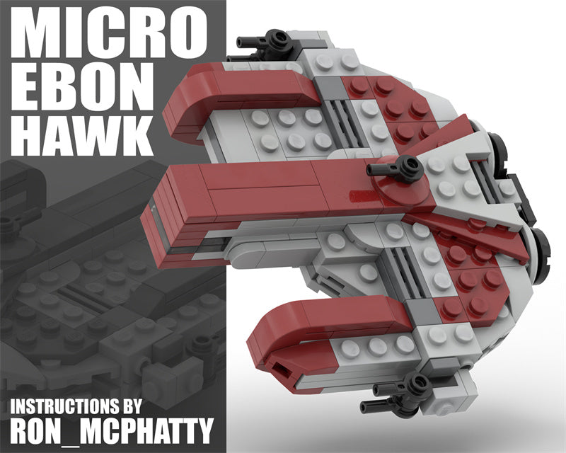 MOC 53095 Micro Ebon Hawk LesDiy