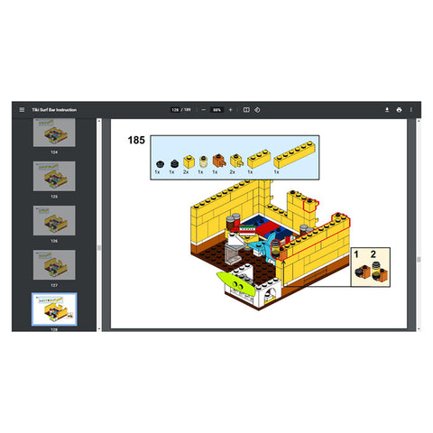 MOC-68006 Tiki Surf Bar