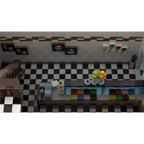 MOC-76396 Ice Cream Parlor Building Blocks