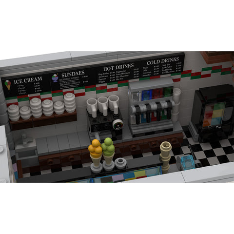 MOC-76396 Ice Cream Parlor Building Blocks